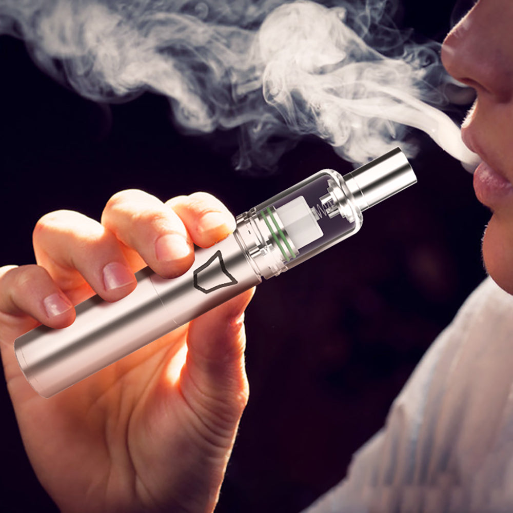 LONGMADA Mr Bald 2 Dry Herb & Wax Atomizer – 510 Thread Vape Pen Attachment with Dual Heating Elements