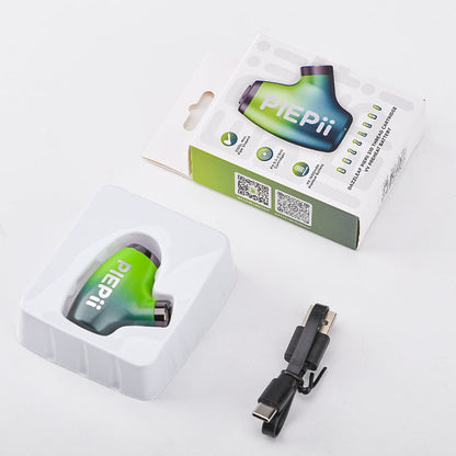 1000mAh Pipe-Style 510 Vape Battery |Green| – Variable Voltage with Preheat and Type-C Charging