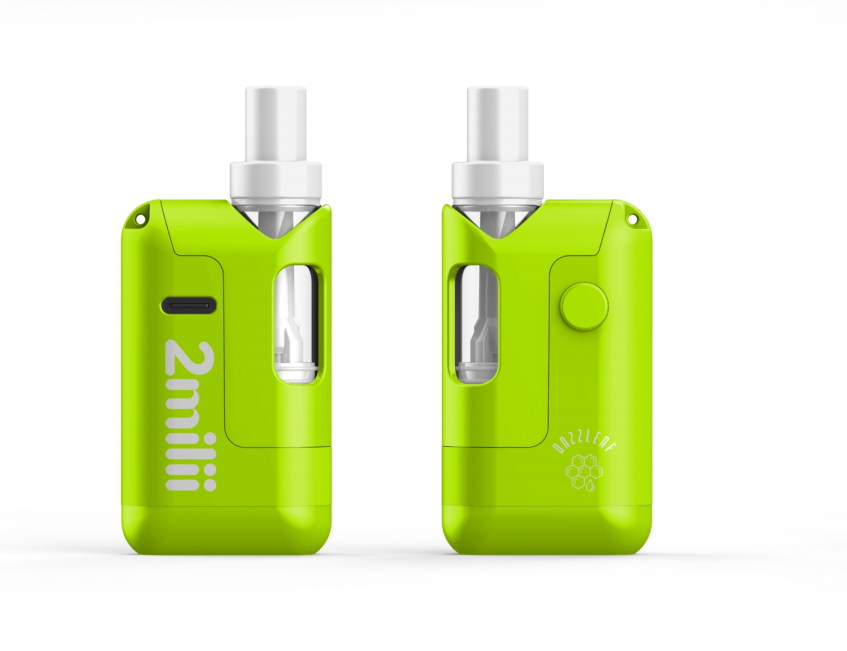 2Milii Super Mini 510 Thread Battery – Compact, Adjustable Voltage, Preheat Function, Type-C Charging for Vape Cartridges