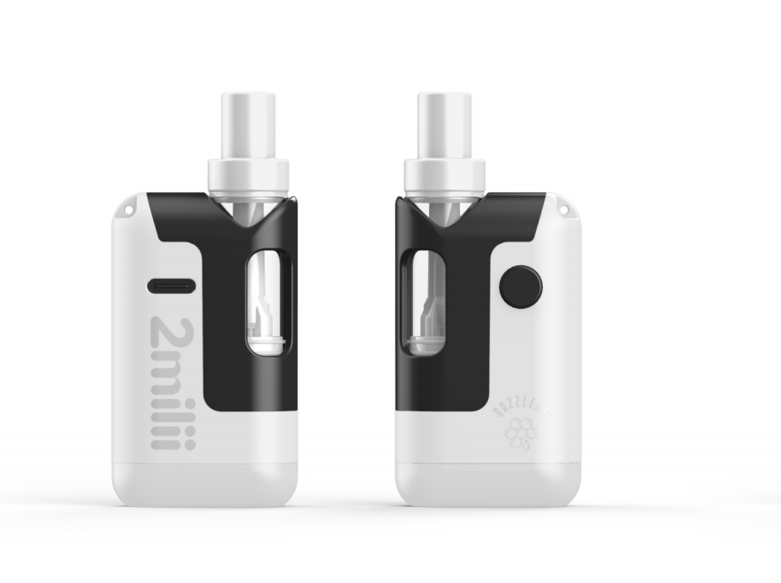 2Milii Concealable 510 Thread Vape Battery – 650mAh Variable Voltage with Preheat and Type-C Charging