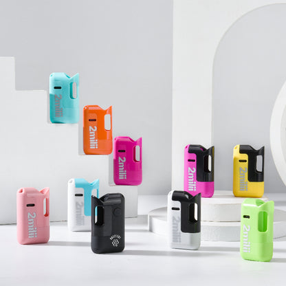 2Milii Concealable 510 Thread Vape Battery – 650mAh Variable Voltage with Preheat and Type-C Charging