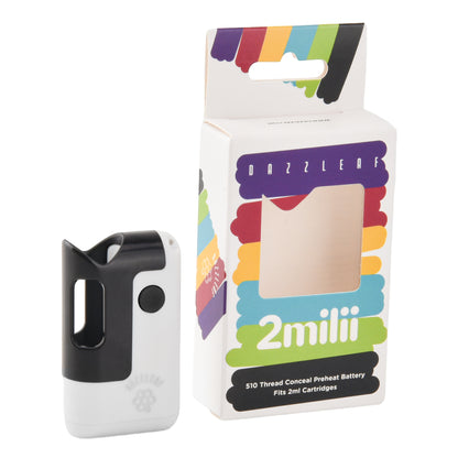 2Milii Super Mini 510 Thread Battery – Compact, Adjustable Voltage, Preheat Function, Type-C Charging for Vape Cartridges
