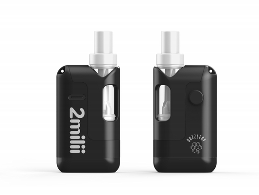 2Milii Super Mini 510 Thread Battery – Compact, Adjustable Voltage, Preheat Function, Type-C Charging for Vape Cartridges