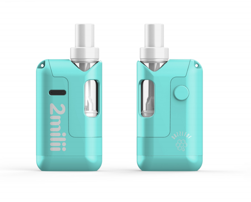 2Milii Super Mini 510 Thread Battery – Compact, Adjustable Voltage, Preheat Function, Type-C Charging for Vape Cartridges