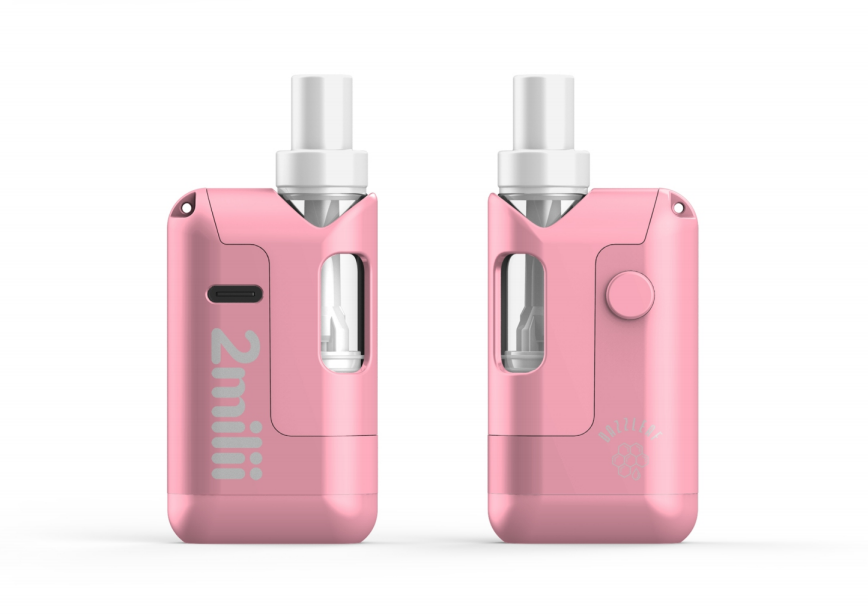 2Milii Super Mini 510 Thread Battery – 650mAh PreHeat, Adjustable Voltage, Type-C Charging for 0.5ML - 2ML Vape Cartridges