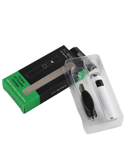 500mAh Variable Voltage 510 Vape Battery Pen – Adjustable Voltage with USB Charger for 510 Thread Cartridges