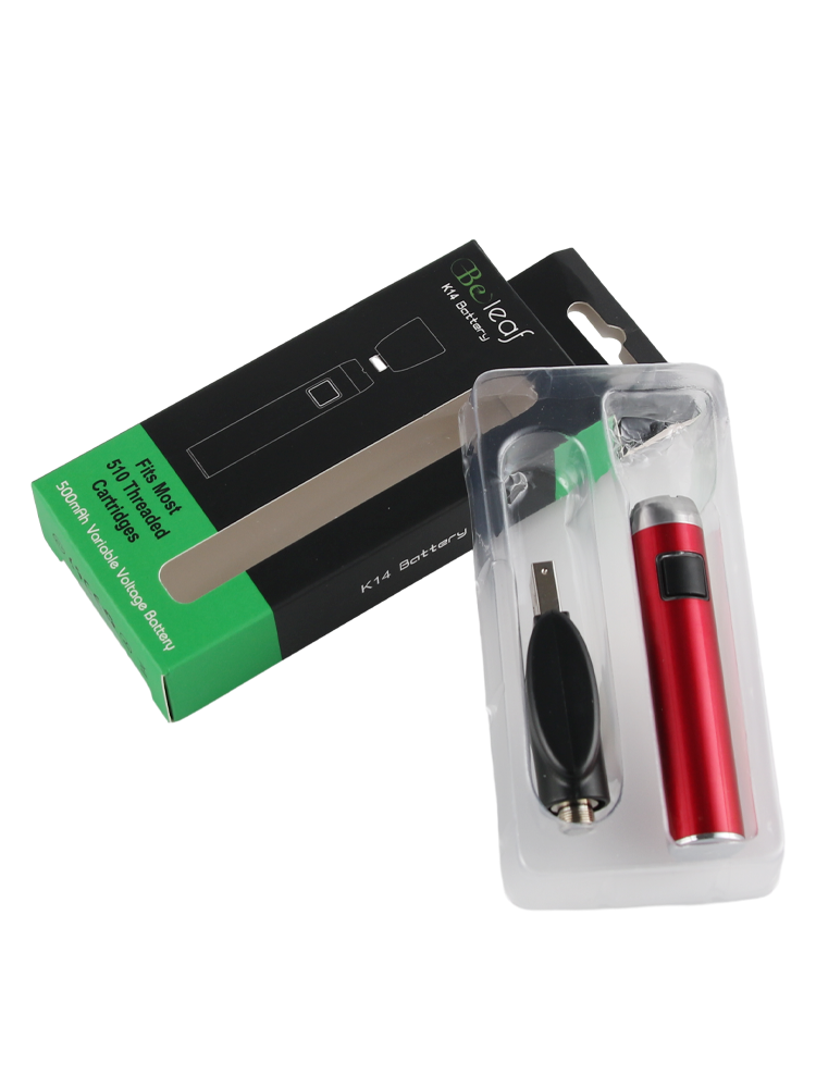 500mAh Variable Voltage 510 Vape Battery Pen ( Red ) – Adjustable Voltage with USB Charger for 510 Thread Cartridges