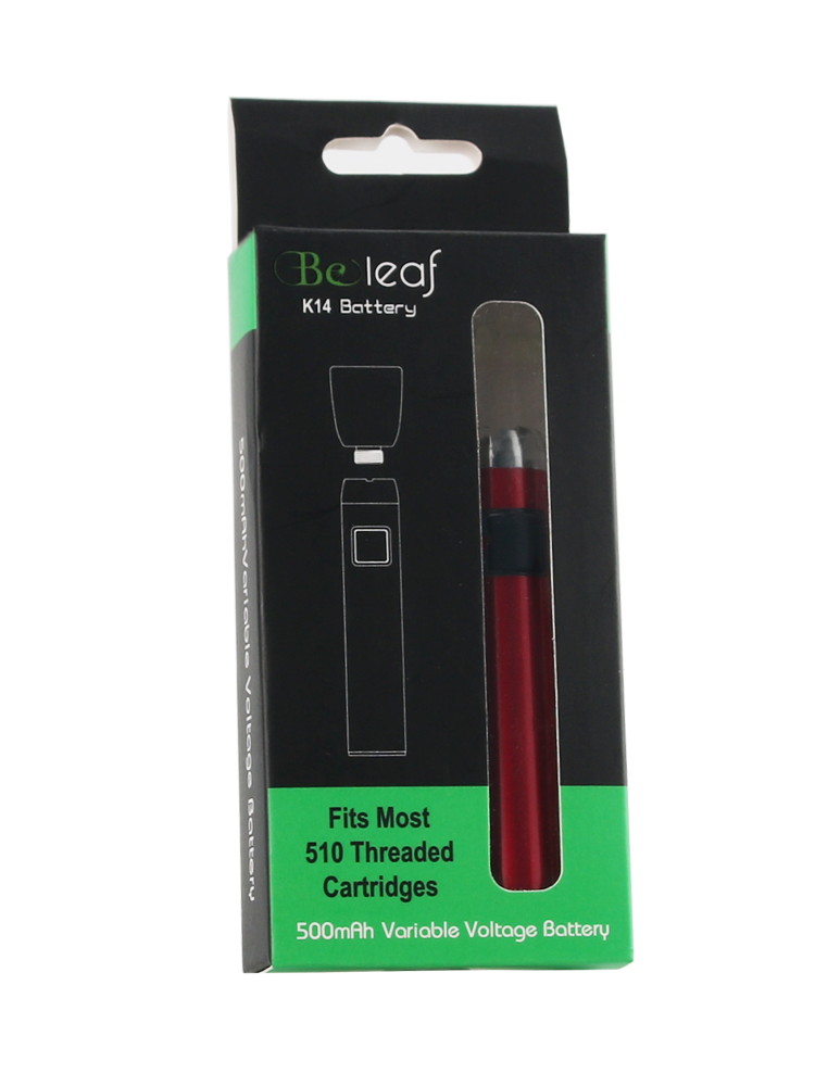 500mAh Variable Voltage 510 Vape Battery Pen ( Red ) – Adjustable Voltage with USB Charger for 510 Thread Cartridges