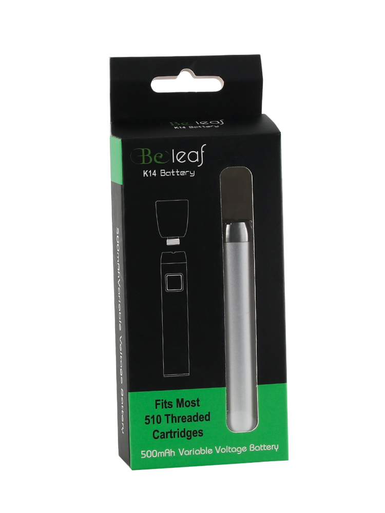 500mAh Variable Voltage 510 Vape Battery Pen  ( Silver ) – Adjustable Voltage with USB Charger for 510 Thread Cartridges