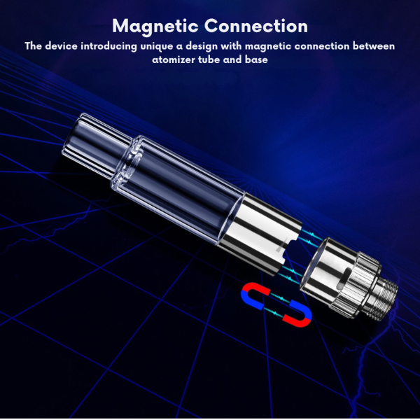 510 vape atomizer kit with glass stainless steel cartridge and 380mAh battery