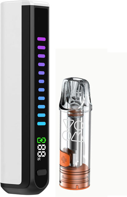 V-MOD Pod Vape E-Cigarette – Refillable Pod System with Built-in 800mAh Battery, 2ml Cartridge, Type-C Charging, LCD Display (No E-Liquid, No Nicotine)