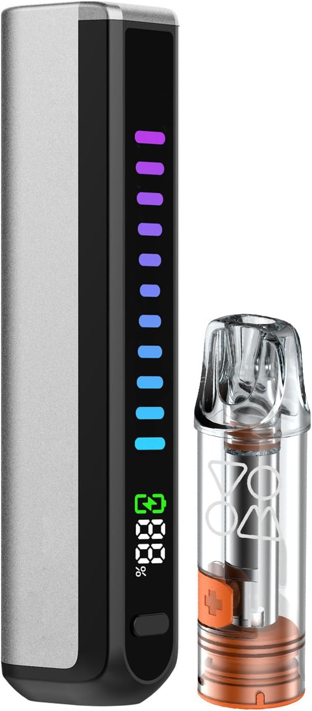 V-MOD Pod Vape E-Cigarette – Refillable Pod System with Built-in 800mAh Battery, 2ml Cartridge, Type-C Charging, LCD Display (No E-Liquid, No Nicotine)