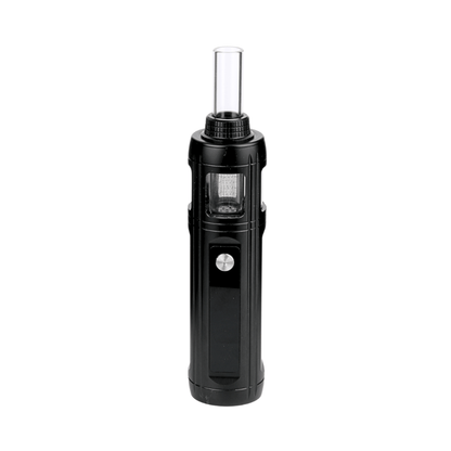 “All-quartz glass vape atomizer with 2600mAh battery, adjustable temperature control, and Type-C charging”