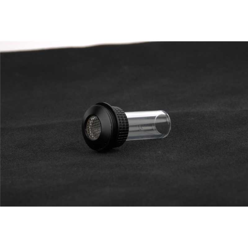 “All-quartz glass vape atomizer with 2600mAh battery, adjustable temperature control, and Type-C charging”
