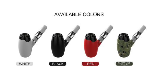 CBD Pipe Battery for Wax – 900mAh 510 Thread Vape Battery Compatible with CBD Oil and Dry Herb Cartridges