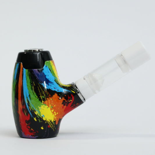 CBD Pipe Battery for Wax – 900mAh 510 Thread Vape Battery with colorful Design for Wax, CBD Oil & Dry Herb