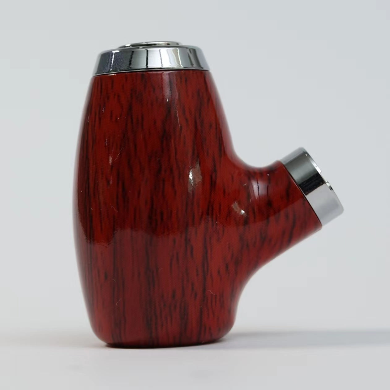 CBD Pipe Battery for Wax | red wood | – 900mAh 510 Thread Vape Battery with Red Wood Design for Wax, CBD Oil & Dry Herb