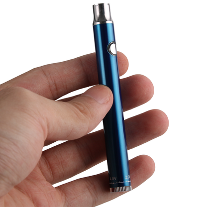 CBD Twist 510 Thread Battery blue – Adjustable Voltage Vape Pen Battery for Wax, CBD, and Dry Herb Cartridges