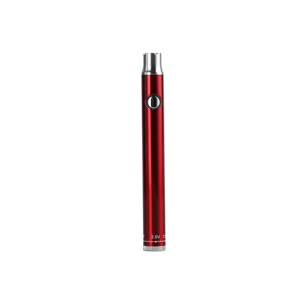 CBD Twist 510 Thread Battery red – Adjustable Voltage Vape Pen Battery for Wax, CBD, and Dry Herb Cartridges