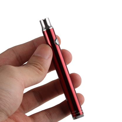 CBD Twist 510 Thread Battery red – Adjustable Voltage Vape Pen Battery for Wax, CBD, and Dry Herb Cartridges