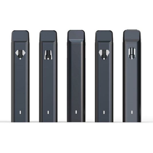 CBD Vape Disposable Pod – 2ml Refillable Device for CBD & THC Oil with Ceramic Coil and Type-C Recharge |Black|