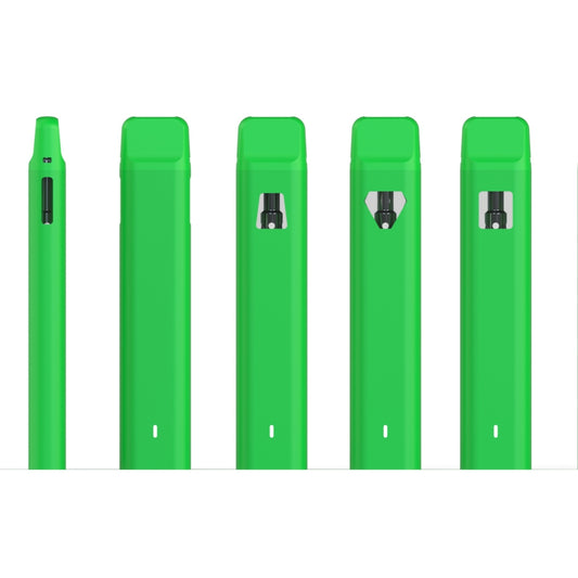 CBD Vape Disposable Pod – 2ml Refillable Device for CBD & THC Oil with Ceramic Coil and Type-C Recharge |Green|