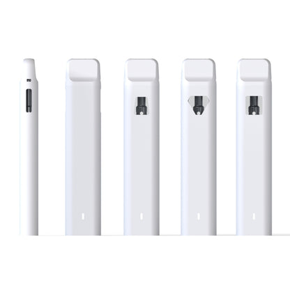 CBD Vape Disposable Pod – 2ml Refillable Device for CBD & THC Oil with Ceramic Coil and Type-C Recharge |White|