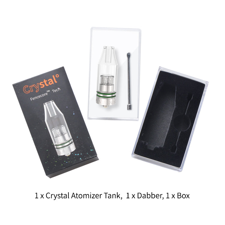 Crystal 1 Vape Pen Vaporizer – 510 Thread Wax Vaporizer with Wickless Quartz Coil for Smooth, Flavorful Hits