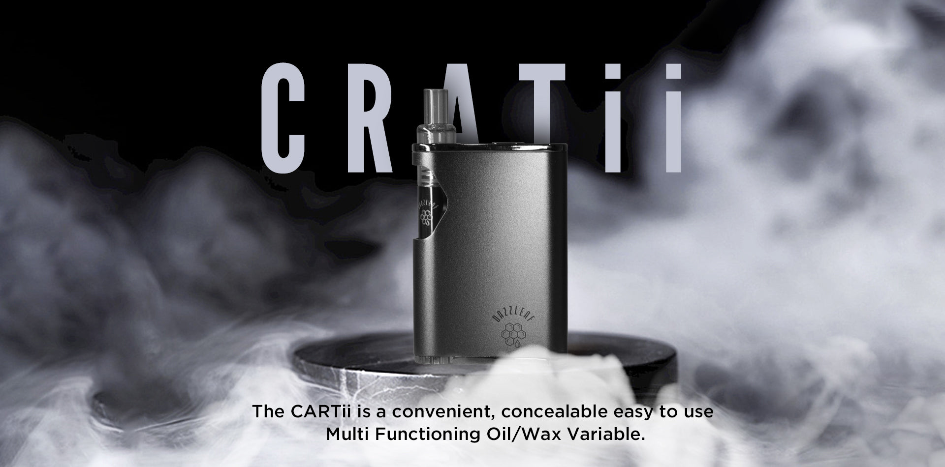 DAZZLEAF CARTii Twist 510 Vape Cartridge Battery – 600mAh Variable Voltage with Preheat & Auto Draw