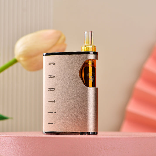 DAZZLEAF CARTii Twist 510 Vape Cartridge Battery |Gold| – 600mAh Variable Voltage with Preheat & Auto Draw