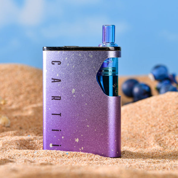 DAZZLEAF CARTii Twist 510 Vape Cartridge Battery |Purple| – 600mAh Variable Voltage with Preheat & Auto Draw