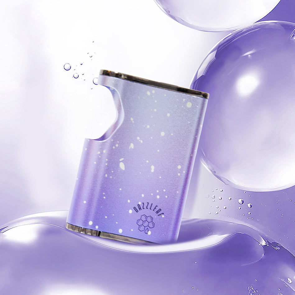 DAZZLEAF CARTii Twist 510 Vape Cartridge Battery |Purple| – 600mAh Variable Voltage with Preheat & Auto Draw