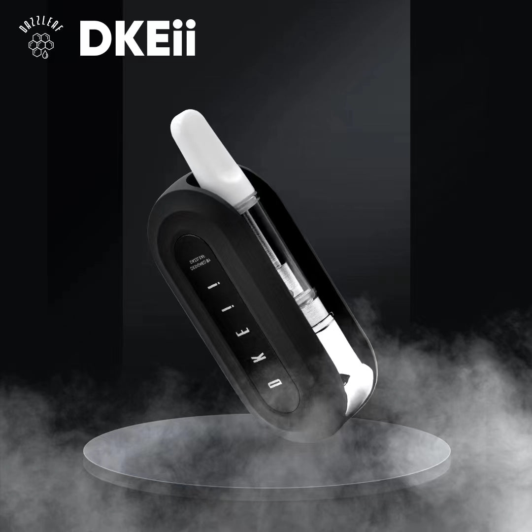 DAZZLEAF DKEii 510 Cartridge Battery |Black| – 650mAh Variable Voltage Vape Battery with Pop-Up Design and Preheat