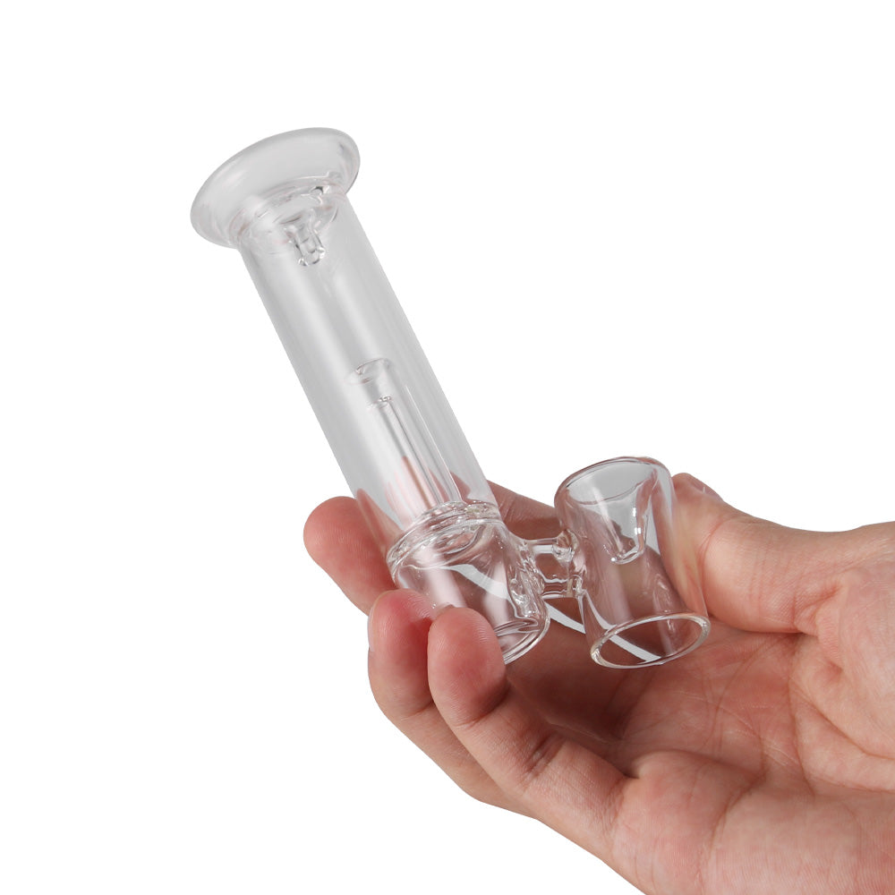 LONGMADA Motar 1 & 2 Quartz Bucket Vape Atomizer with Pyrex Glass Mouthpiece – 0.4Ω