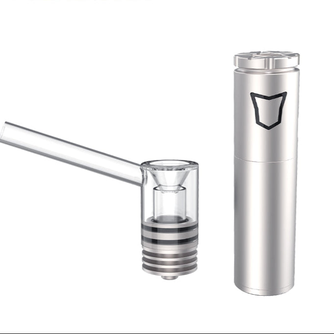 LONGMADA Motar 1 510 Thread Vape Kit – Coilless Quartz Atomizer, Glass Mouthpiece & Rechargeable Battery