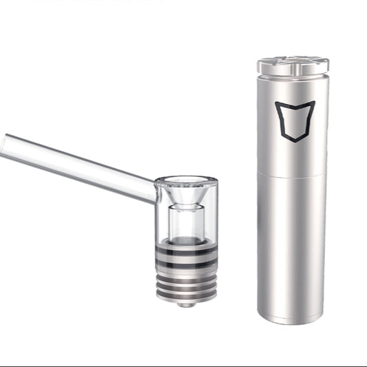 LONGMADA Motar 1 510 Thread Vape Kit – Coilless Quartz Atomizer, Glass Mouthpiece & Rechargeable Battery