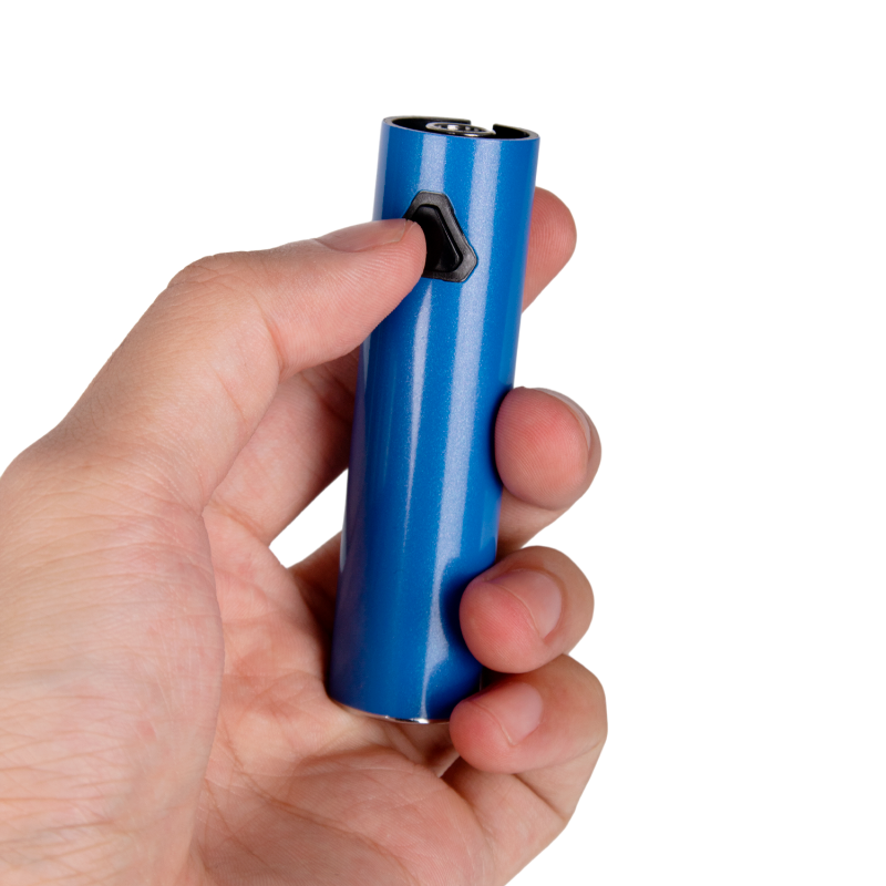 LONGMADA Motar 3 510 Thread Battery (Blue) – Adjustable Vape Battery with Type-C Charger for Wax and Herb
