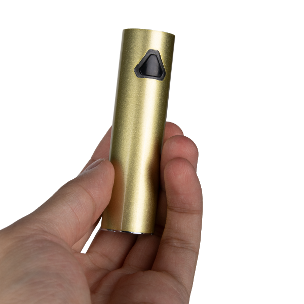 LONGMADA Motar 3 510 Thread Battery (Gold) – Adjustable Vape Battery with Type-C Charger for Wax and Herb