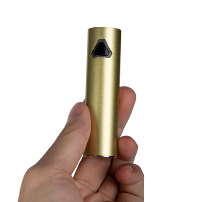 LONGMADA Motar 3 510 Thread Battery (Gold) – Adjustable Vape Battery with Type-C Charger for Wax and Herb