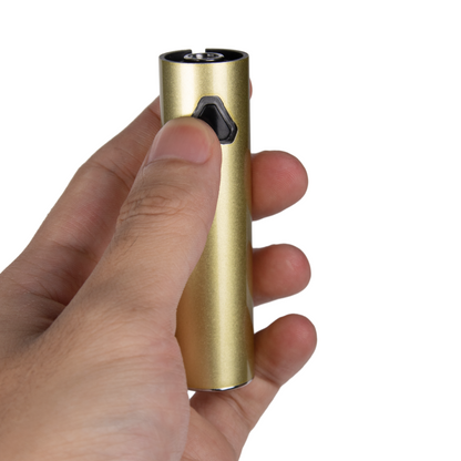 LONGMADA Motar 3 510 Thread Battery (Gold) – Adjustable Vape Battery with Type-C Charger for Wax and Herb