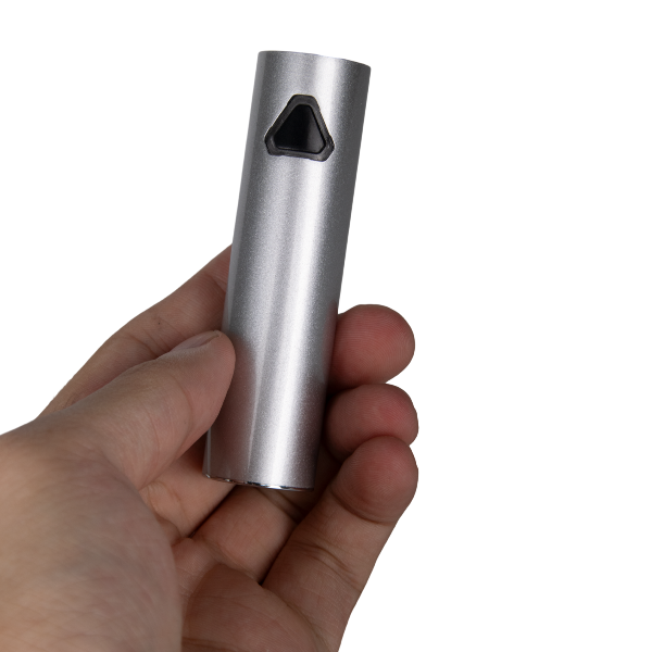 LONGMADA Motar 3 510 Thread Battery (Silver) – Adjustable Vape Battery with Type-C Charger for Wax and Herb