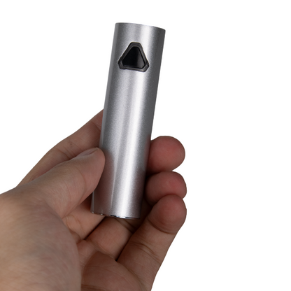 LONGMADA Motar 3 510 Thread Battery (Silver) – Adjustable Vape Battery with Type-C Charger for Wax and Herb