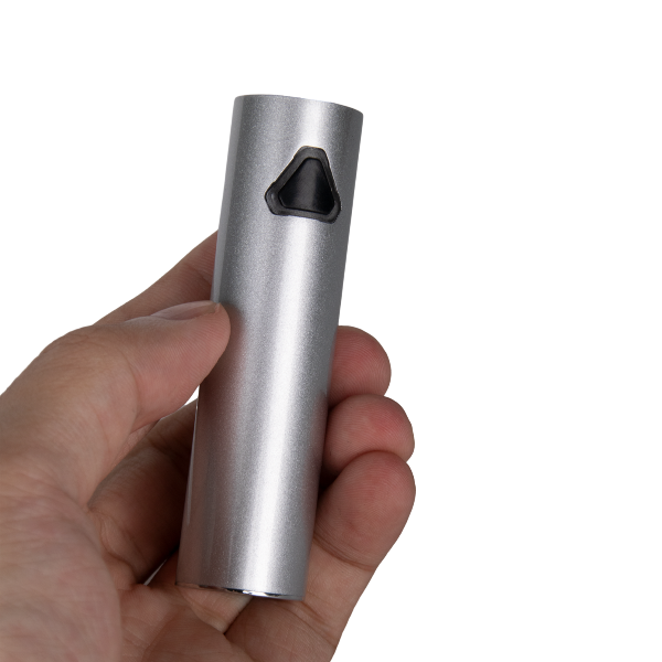 LONGMADA Motar 3 510 Thread Battery (Silver) – Adjustable Vape Battery with Type-C Charger for Wax and Herb