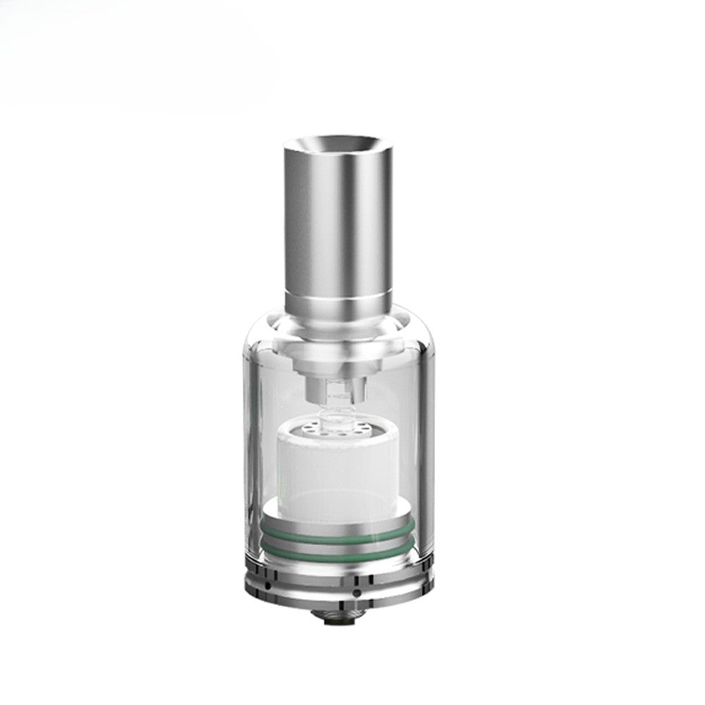 LONGMADA Mr Bald 2 Dry Herb & Wax Atomizer – 510 Thread Vape Pen Attachment with Dual Heating Elements