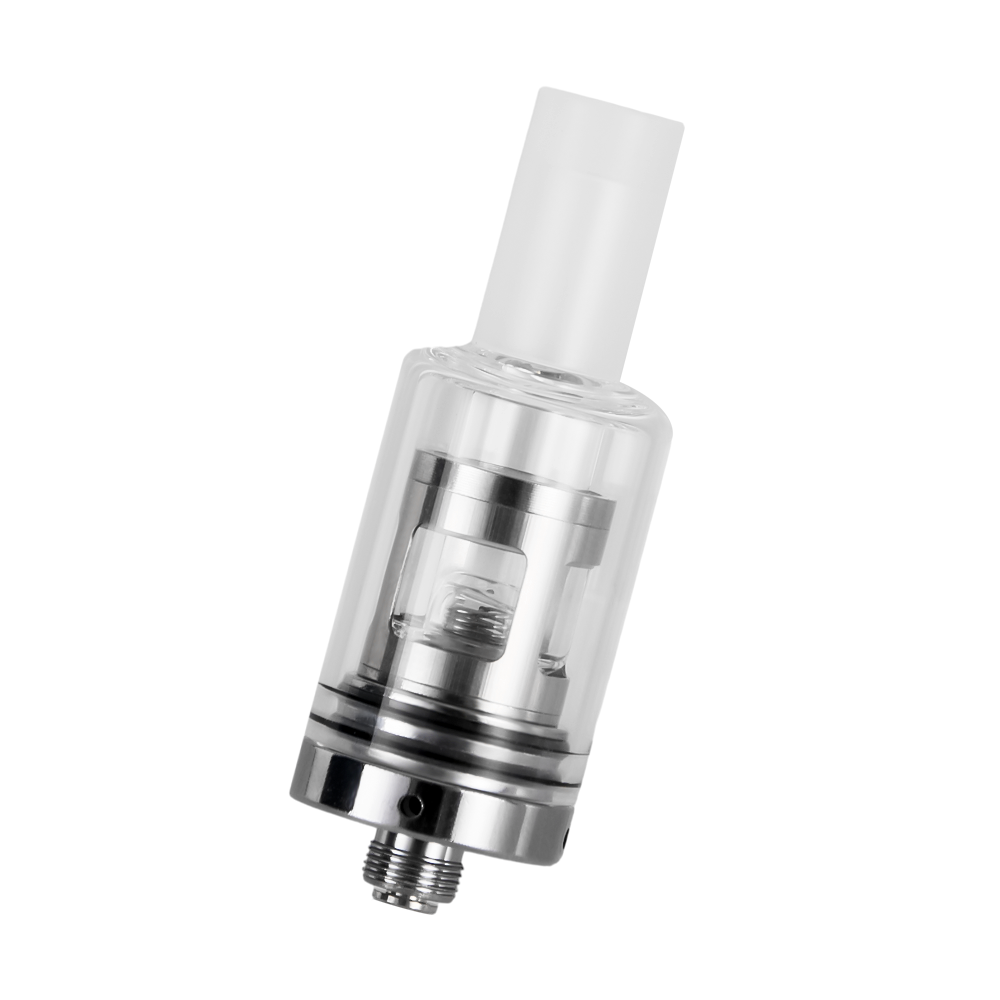 LONGMADA Quarta Bucket Vape Atomizer with Quartz Chamber and Glass Mouthpiece – 510 Thread Vape Accessory for Dry Herb and Wax