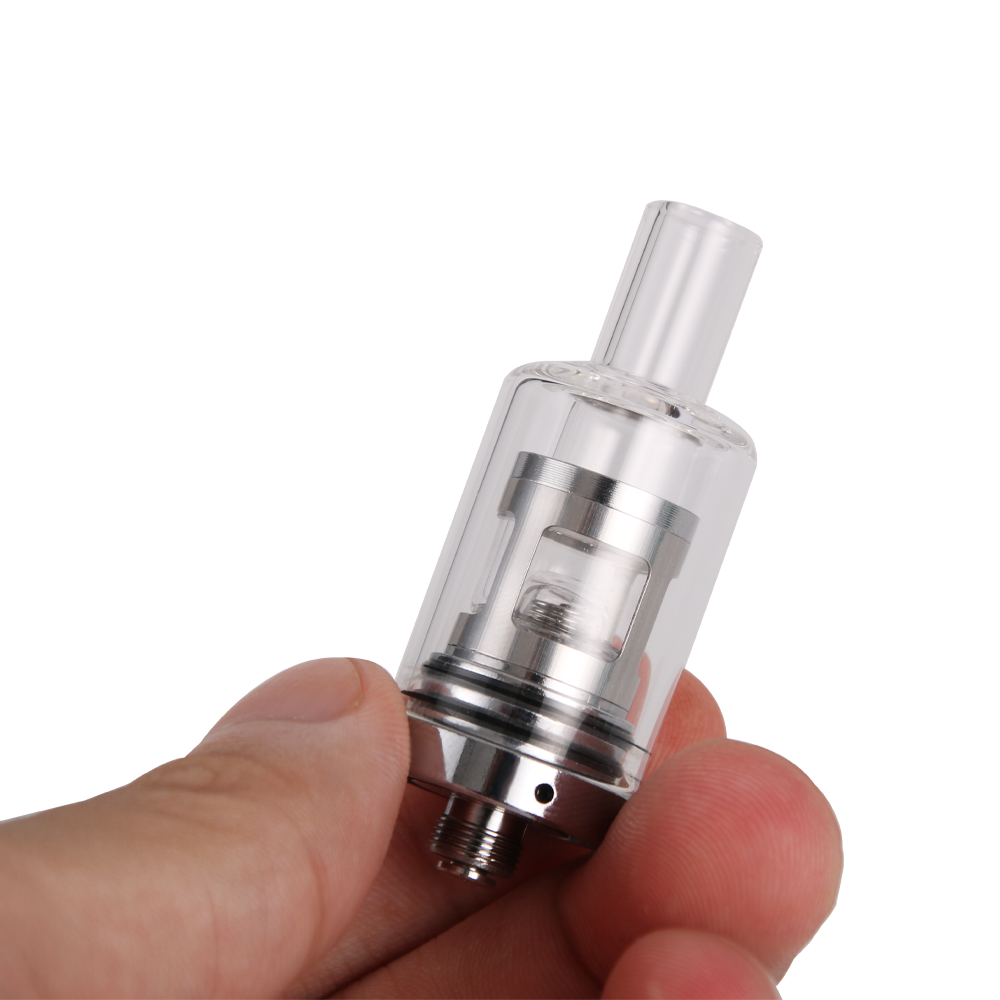 LONGMADA Quarta Bucket Vape Atomizer with Quartz Chamber and Glass Mouthpiece – 510 Thread Vape Accessory for Dry Herb and Wax