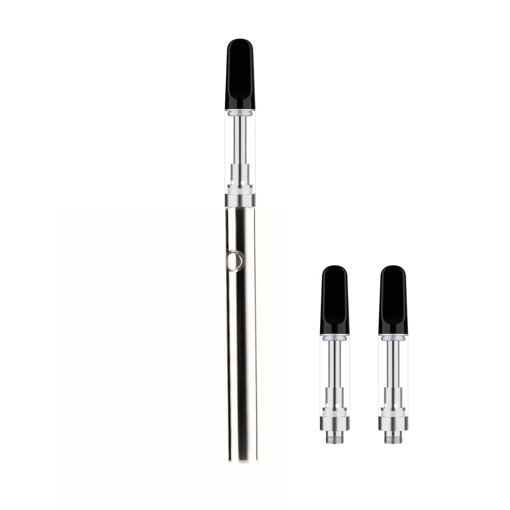 Longmada H10 510 Thread Replacement Atomizer Set Black – 5 Pack Ceramic Vape Atomizer