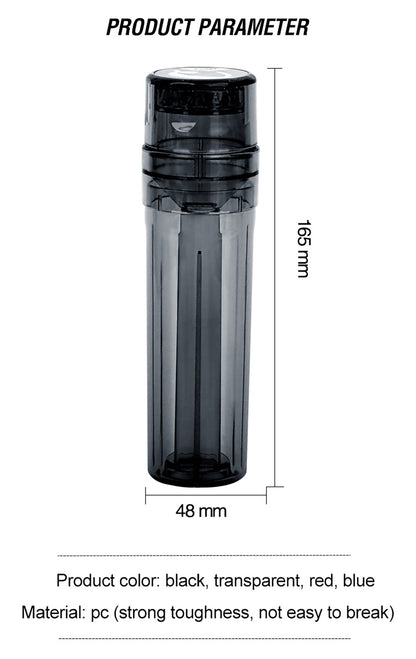Longmada Plastic Manual Grinder for Tobacco – Portable, Durable, and Lightweight Tobacco Grinder