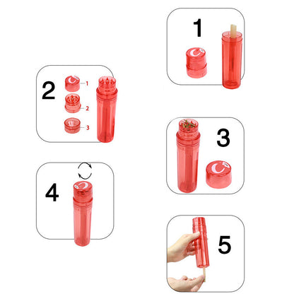 Longmada Plastic Manual Grinder for Tobacco – Portable, Durable, and Lightweight Tobacco Grinder