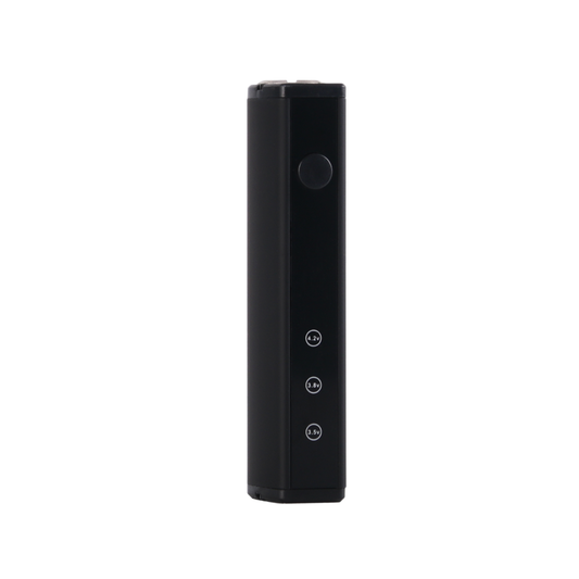 Longmada V1 Black 510 Thread Battery – 650mAh Rechargeable Vape Pen Battery for CBD, Wax & Dry Herb – Aluminum Design